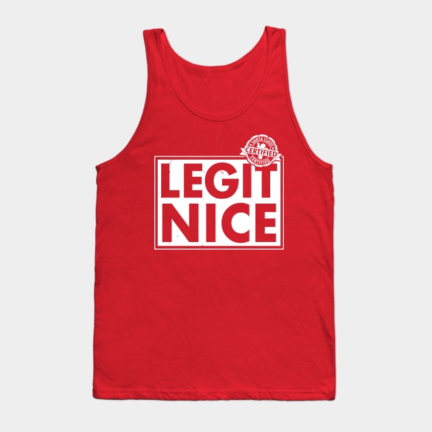 Legit Nice Funny Christmas Santa Claus Meme Tank Top by BoggsNicolas